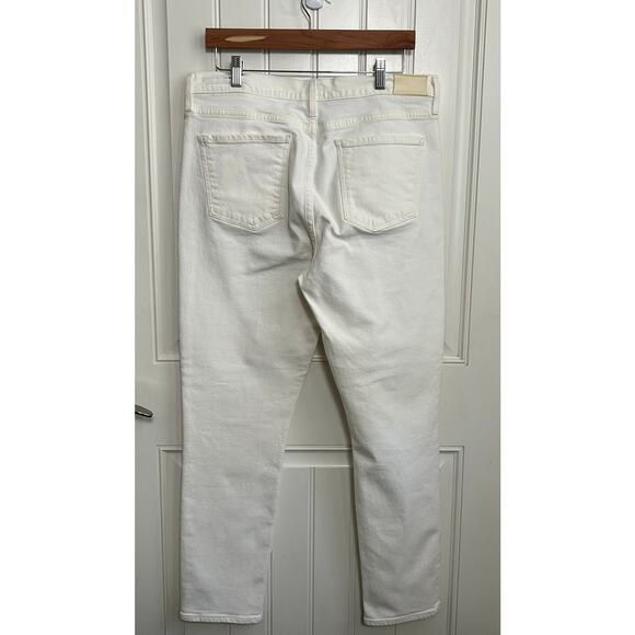 Citizens of Humanity Olivia High Rise White Ankle Jeans Button Fly Slim Fit 32 - Picture 4 of 11